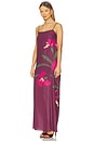 view 3 of 3 Chloe Maxi Dress in Raspberry Iris