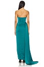 view 3 of 3 Bita Gown in Teal Green