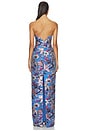 view 3 of 3 Ursula Gown in Denim Floral