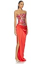view 2 of 4 Aria Gown in Crimson Bloom