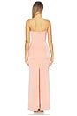 view 3 of 3 Yasmin Gown in Apricot Blush