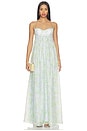 view 1 of 3 Effie Gown in Sky Floral