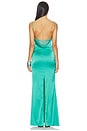 view 4 of 4 Hope Gown in Ocean Turq