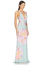 view 2 of 3 ROBE DE SOIRÉE SECRET AGENT in Sage Bloom