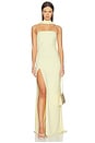 view 1 of 3 ROBE DE SOIRÉE EVIE in Butter Yellow
