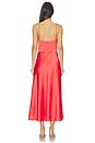 view 3 of 3 Flora Dress in Fiery Coral