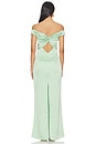 view 3 of 3 ВЕЧЕРНЕЕ ПЛАТЬЕ LIU in Mint Green