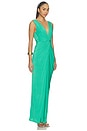 view 2 of 3 VESTIDO LARGO LEO in Kelly Green
