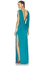 view 3 of 3 VESTIDO LARGO PETRANELLE in Tidal Teal