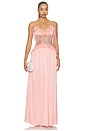 view 1 of 3 VESTIDO LARGO MONICA in Peachy Keen