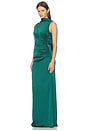 view 2 of 3 Viola Gown in Rainforest Green