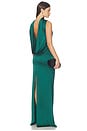 view 4 of 3 Viola Gown in Rainforest Green