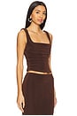 view 2 of 4 Erin Top in Chocolate