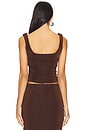 view 3 of 4 Erin Top in Chocolate