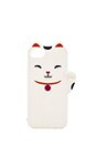 view 1 of 3 Cat iPhone 5 Case in Cream