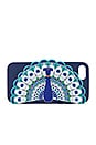 view 4 of 4 Silicone Peacock iPhone 7 Case in Blue Multi