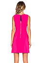 view 3 of 4 Stretch Crepe A-Line Dress in Sweetheart Pink