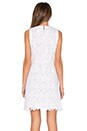 view 3 of 5 Floral Lace Mini Dress in Fresh White