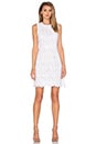 view 4 of 5 Floral Lace Mini Dress in Fresh White