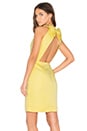 view 1 of 5 Bow Back Cupcake Dress in Lemon Souffle