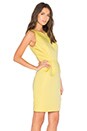 view 3 of 5 Bow Back Cupcake Dress in Lemon Souffle