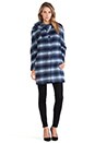 view 2 of 4 Check Dorothy Coat in Blue