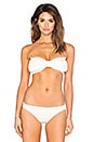 view 1 of 5 HAUT DE MAILLOT DE BAIN FORME BANDEAU in Cream