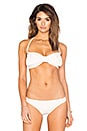 view 2 of 5 HAUT DE MAILLOT DE BAIN FORME BANDEAU in Cream