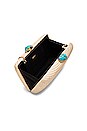 view 4 of 5 POCHETTE JEN in Toast & Turquoise