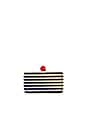 view 2 of 5 Veda Clutch in Navy Stripes