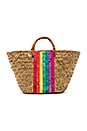view 1 of 4 BOLSO TOTE ST TROPEZ in Rainbow