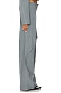 view 3 of 6 Draped Specialty Denim Trouser in Grey Denim