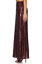 view 3 of 6 Sequin Maxi Skirt in Burgundy