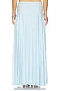 view 4 of 6 Jersey Circle Skirt in Light Blue