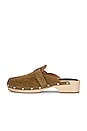 view 5 of 5 Allegra Suede Clog in Kaki
