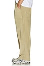 view 5 of 6 One Tuck Fatigue Corduroy Pants in Beige