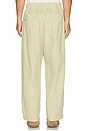 view 3 of 6 Pintuck Wide Chino Pants in Beige