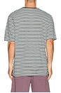 view 2 of 5 Indigo Stripe Half Tee in Light Blue
