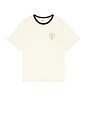 view 4 of 4 Sundance Ringer Half Tee in Cream