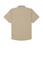 view 2 of 5 Open Collar Shirt in Khaki Beige