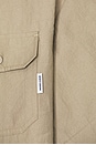 view 3 of 5 Open Collar Shirt in Khaki Beige