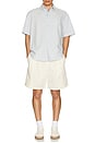 view 5 of 5 Relaxed Cotton Shirt in Sky Blue