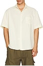 view 4 of 5 Relaxed Seersucker Shirt in Vanilla