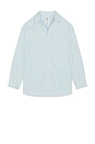 view 1 of 5 Relaxed Cotton Shirt in Sky Blue