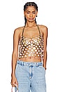 view 1 of 5 x REVOLVE Kelsey Chainmail Top in Pink & Gold
