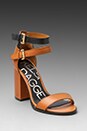 view 1 of 5 Gin Heel en Luggage/Black in Luggage & Black