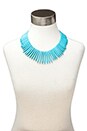 view 4 of 4 Turquoise Spike Necklace in Turquoise