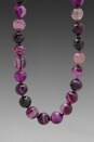 view 2 of 4 36' Gold Chain Agate Necklace in Multi Purple
