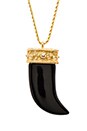view 2 of 3 Цепочка с подвесом Большой клык in Gold & Black