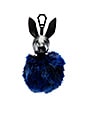 view 2 of 4 Bambi Faux Fur Dog Charm in Black & Cobalt